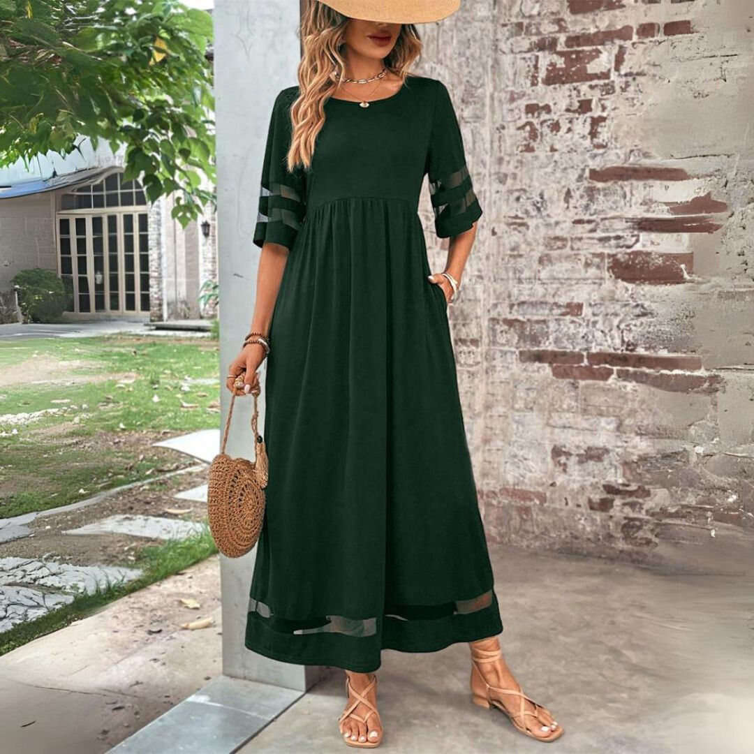 Amandine – Robe stylée avec effet masquant le ventre