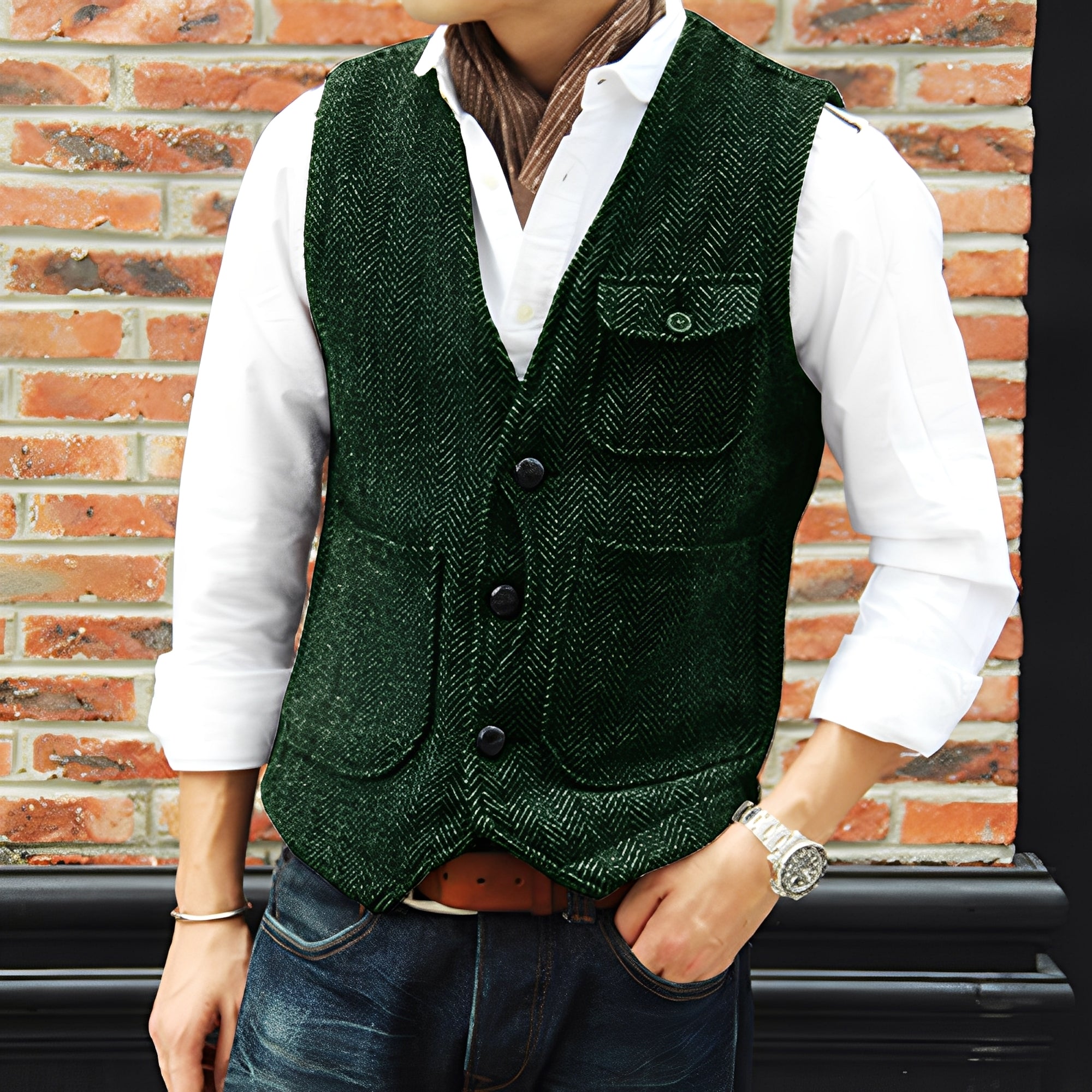 Matthew - Manteau élégant en tissu texturé
