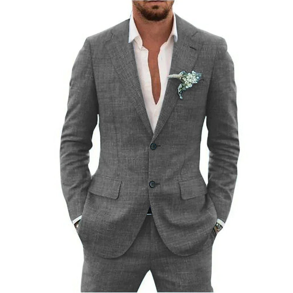 Marbod - Costume léger en lin pour hommes
