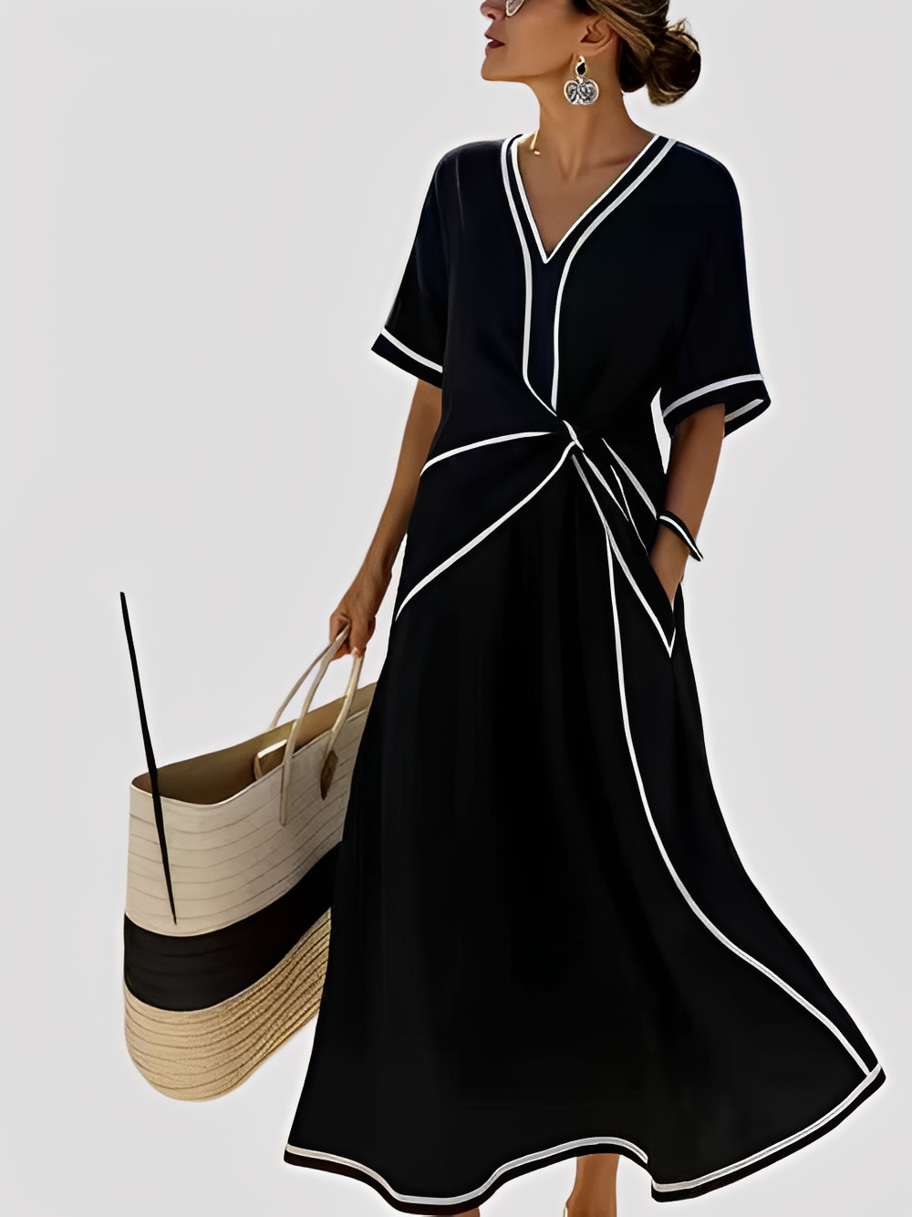 Mabel - Robe maxi chic et ample pour femmes