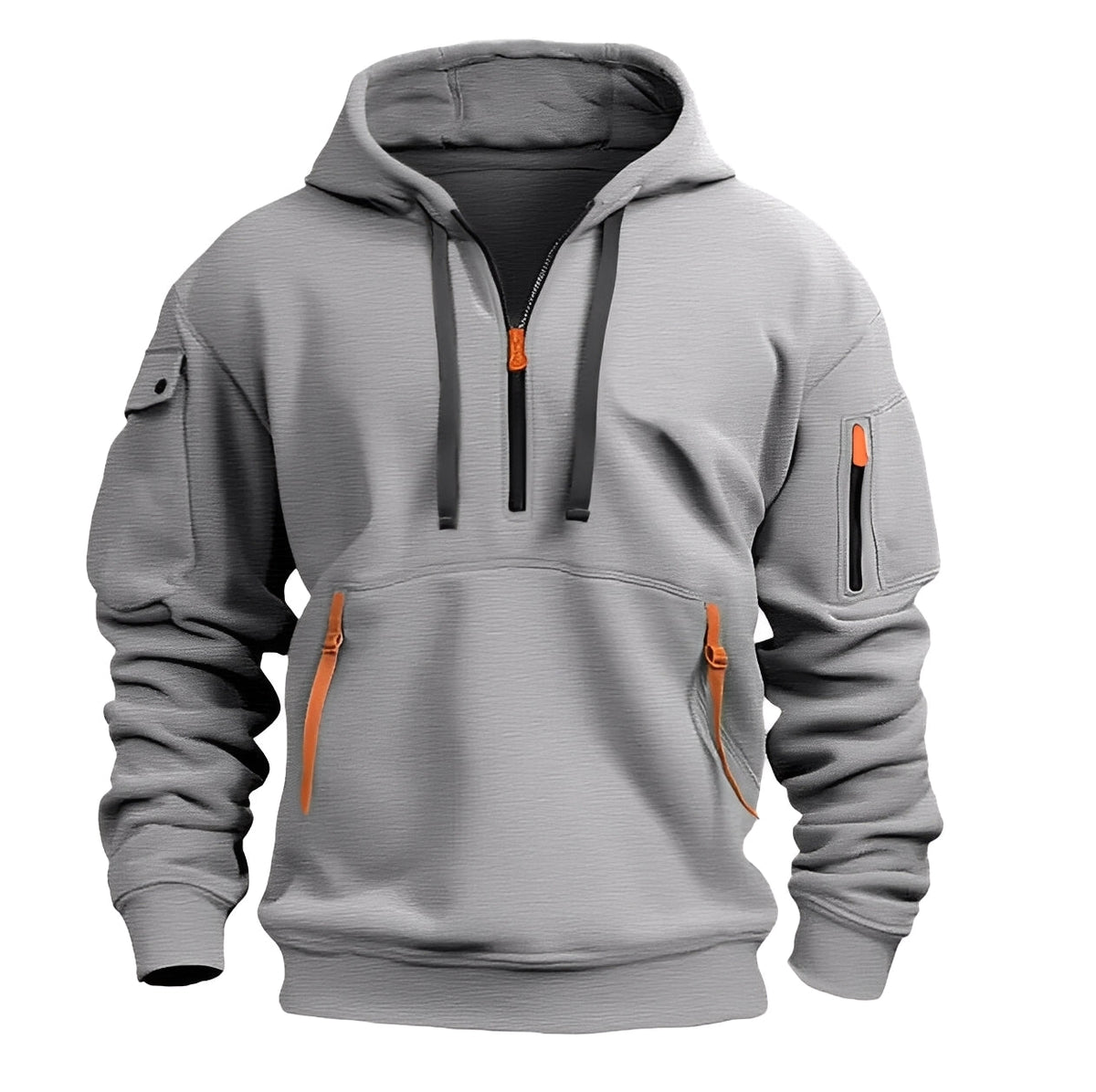 Burton - Hoodie décontracté avec demi-fermeture éclair pour hommes