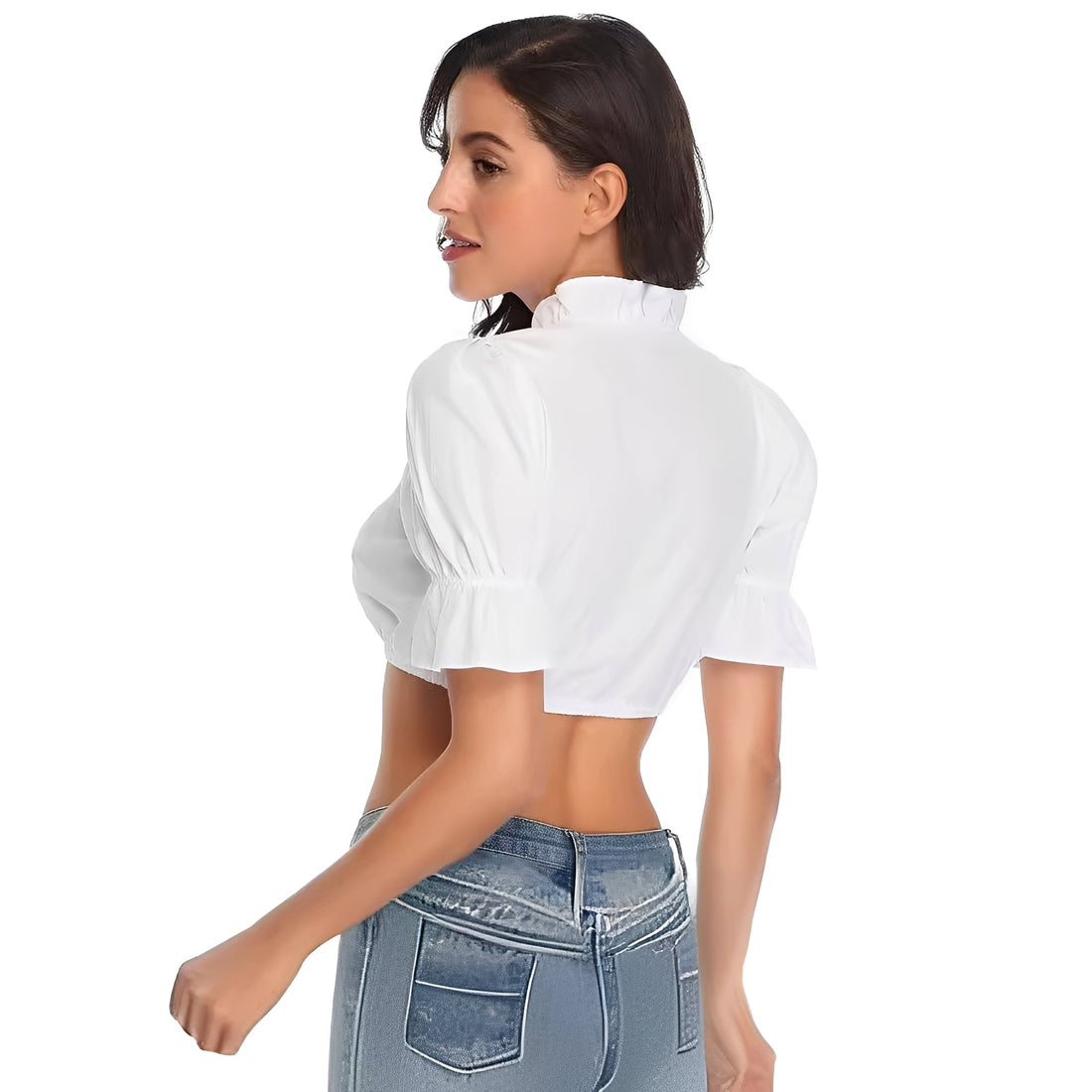 Zenia Blouse de dirndl raffinée