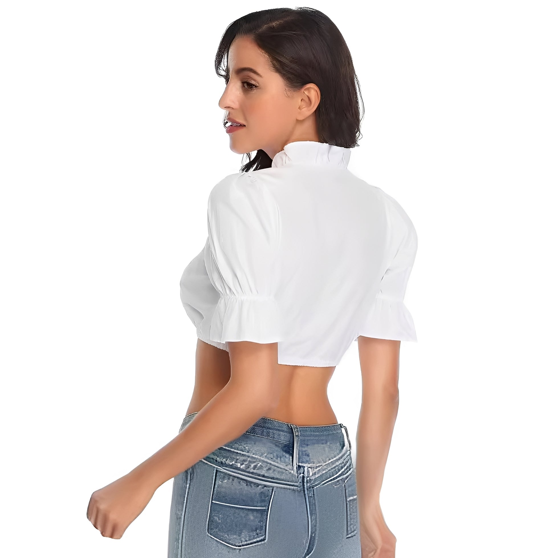 Zenia Blouse de dirndl raffinée