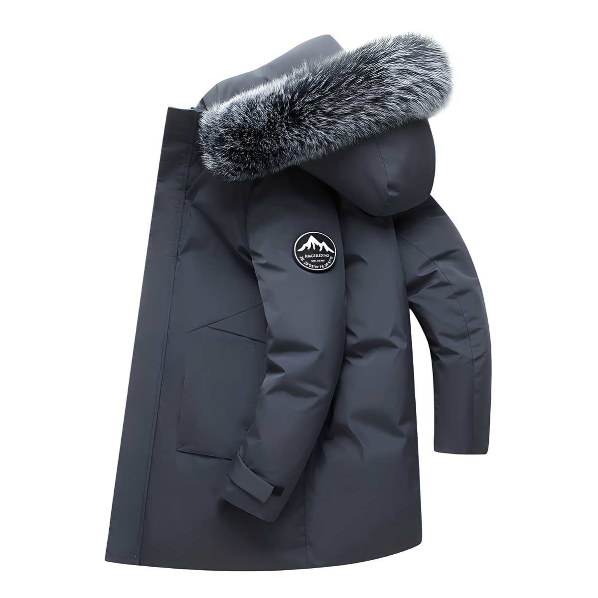 Crosby - Doudoune avec capuche en fourrure pour hommes