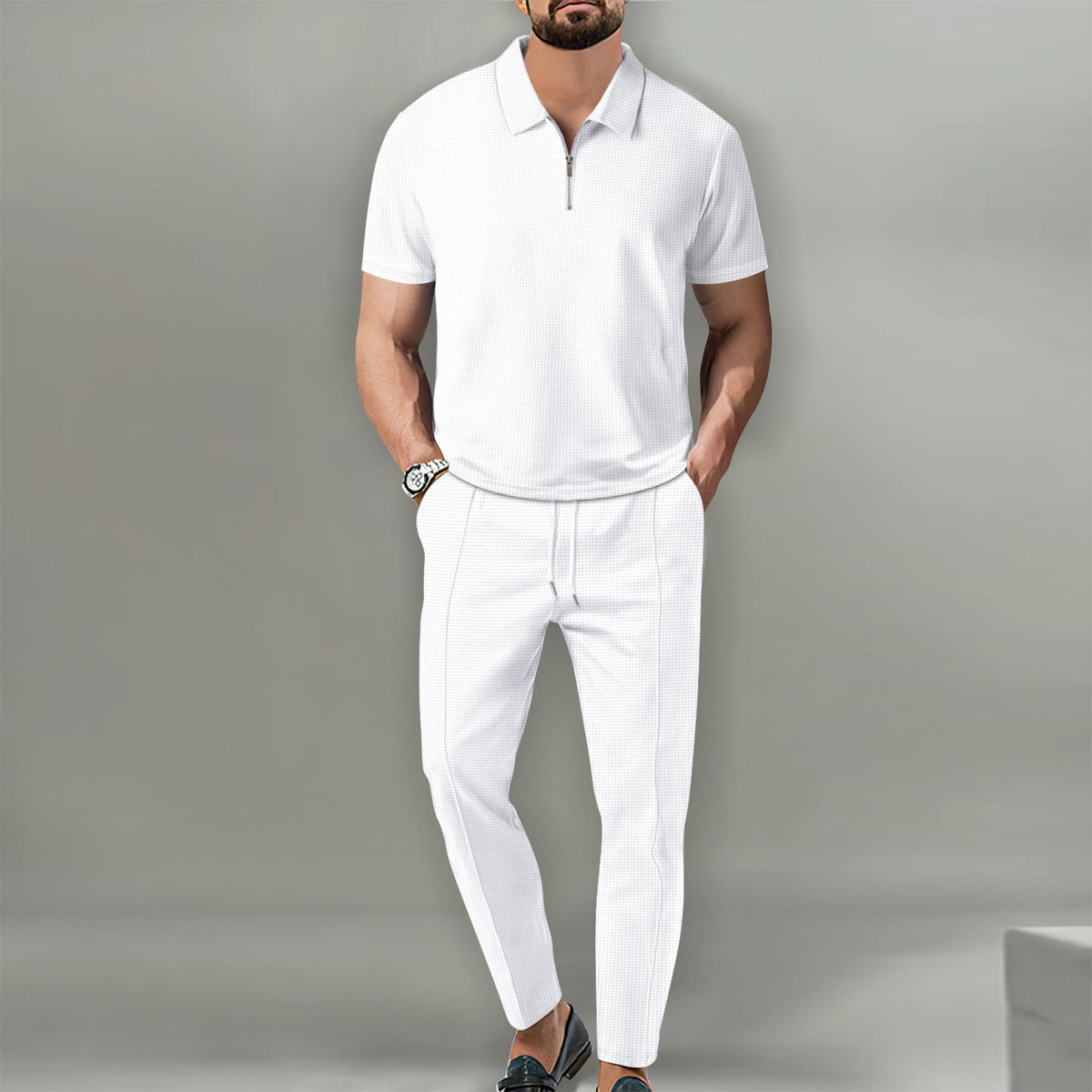 Charles - Ensemble gaufré stylé pour hommes