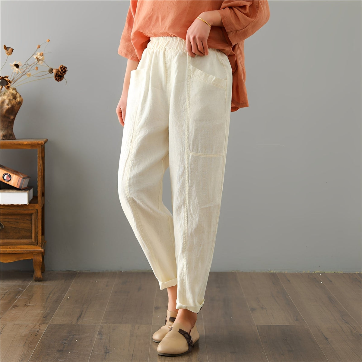 Gretchen - Pantalon casual avec poches pour femmes