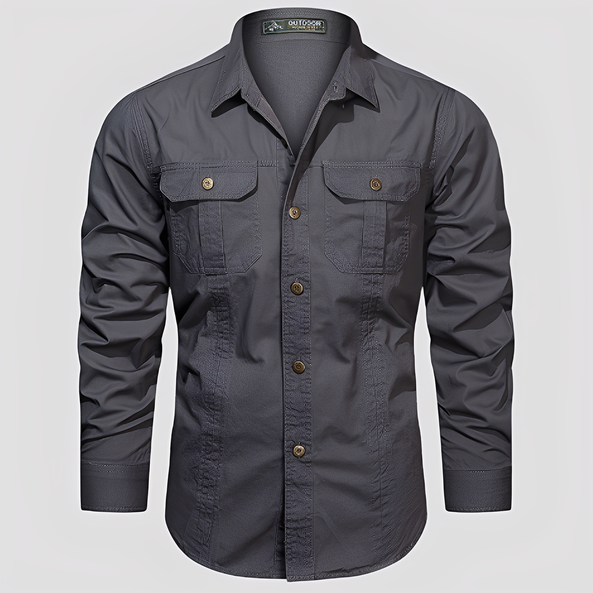 Ranulph - Chemise Cargo à Manches Longues pour Hommes