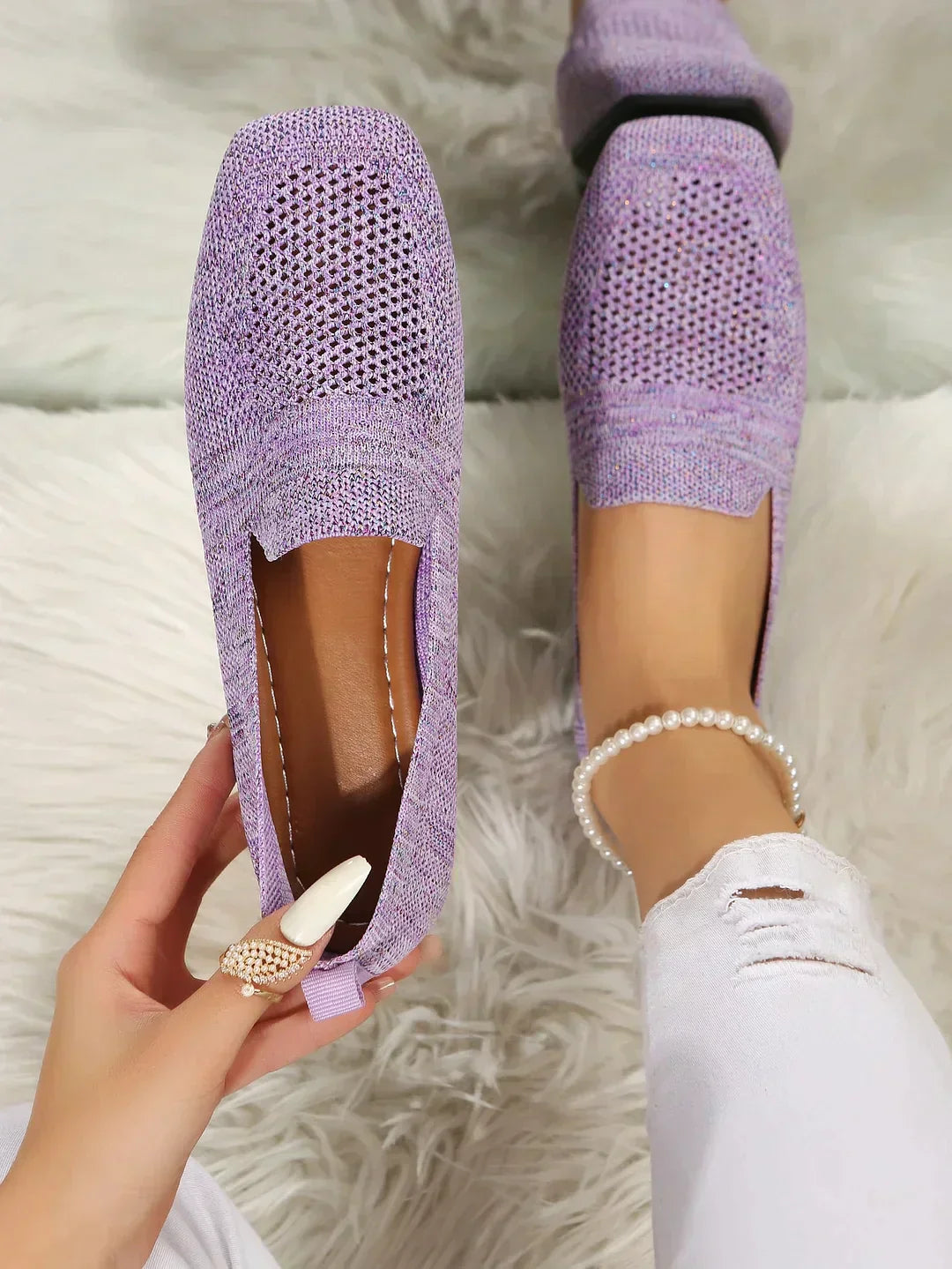 Lovely - Ballerines antidérapantes confortables pour femmes