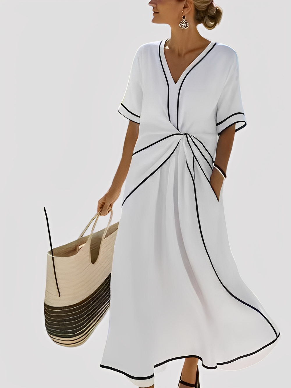 Mabel - Robe maxi chic et ample pour femmes