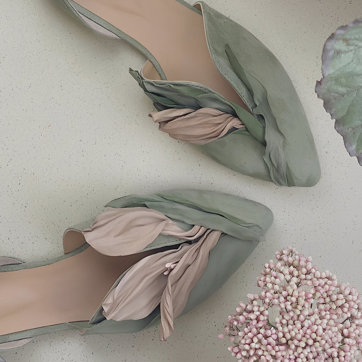Jennifer - Ballerines élégantes pour femmes avec motif floral
