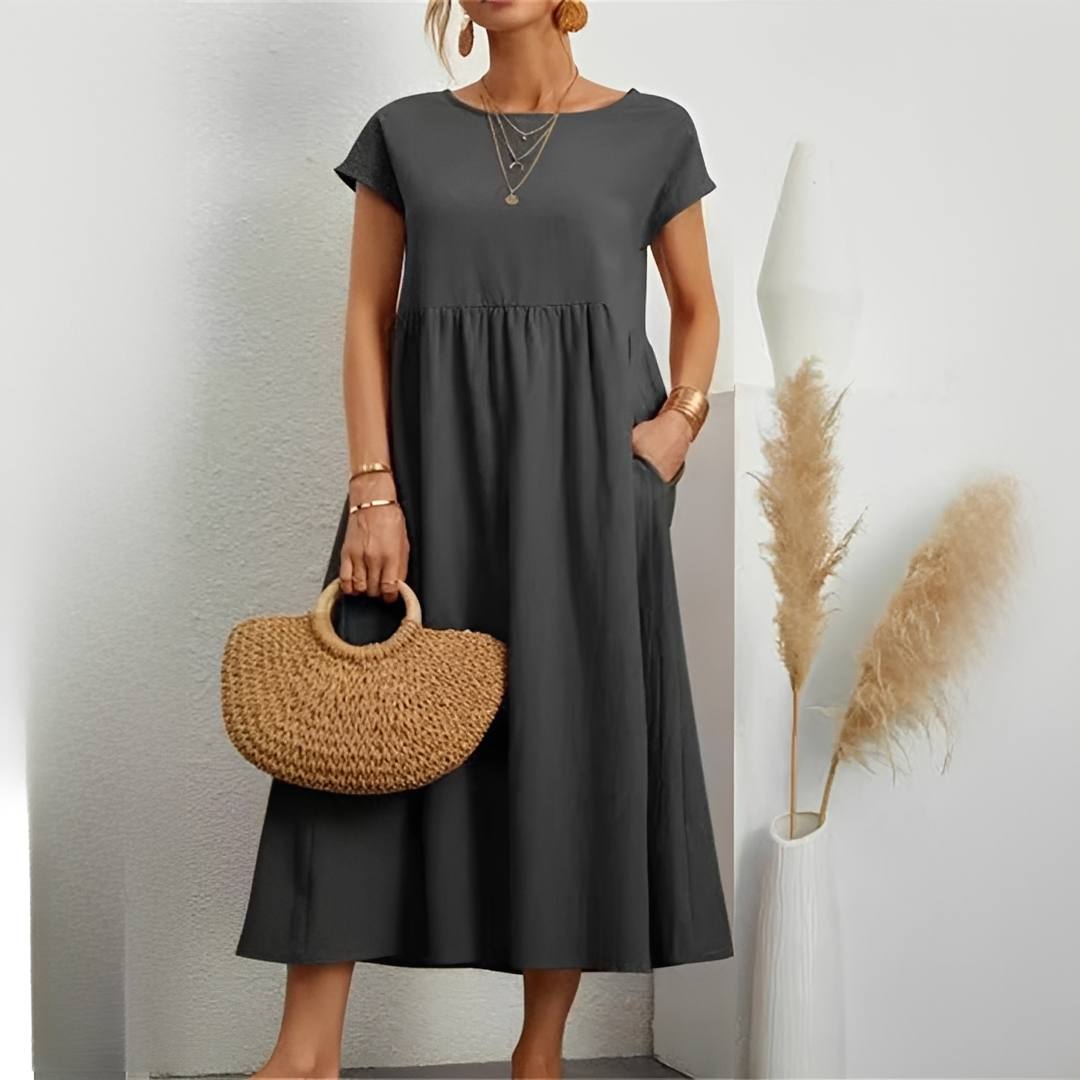 Ginovie - Robe d'été sophistiquée pour femme