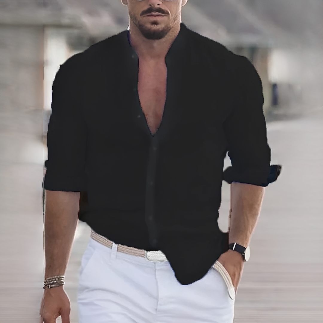 Lorenzuo - Chemises d'été tendance pour hommes