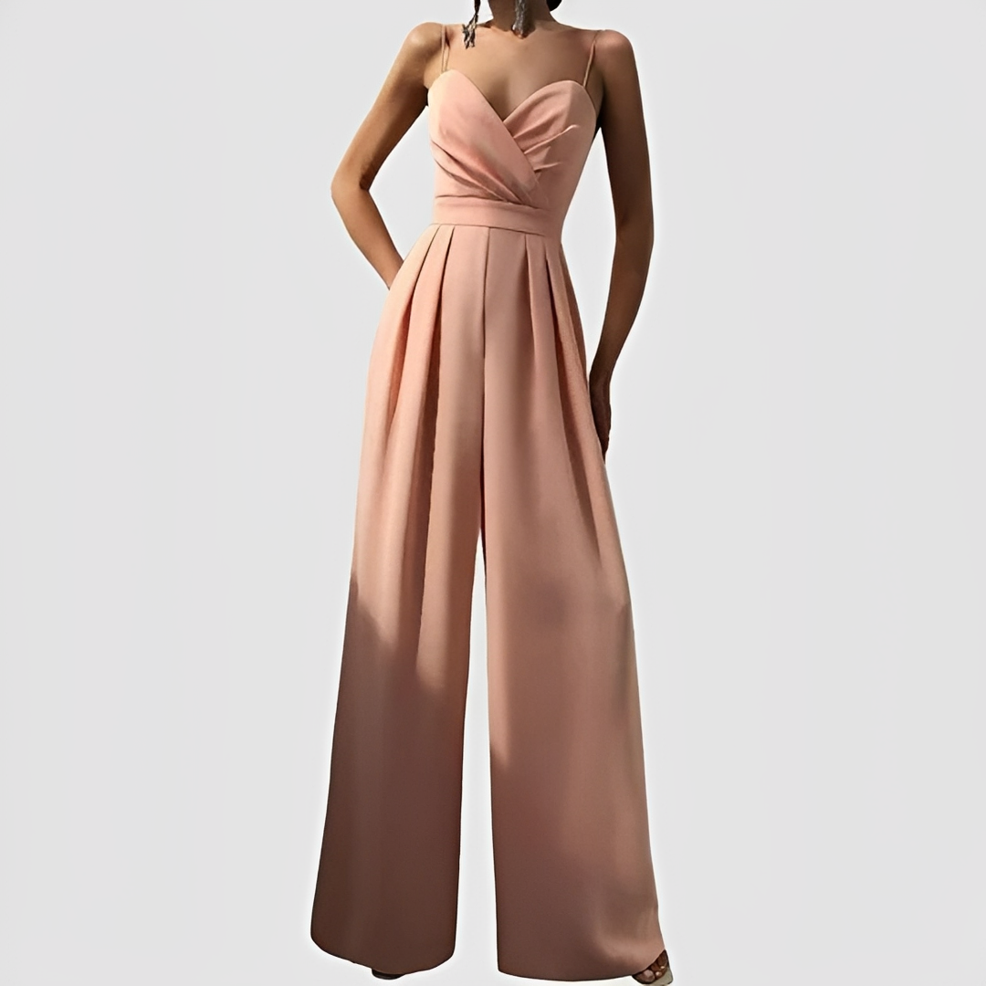 Glysha - Combinaison chic à jambes larges pour femme