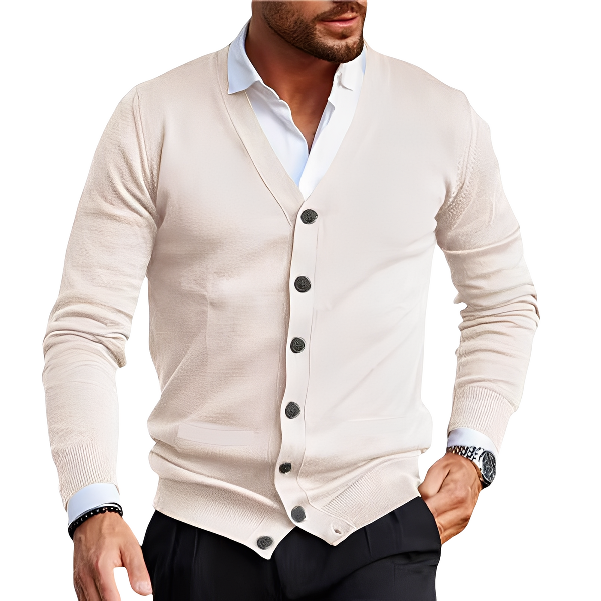 Holden - Veste boutonnée agréable et chaleureuse