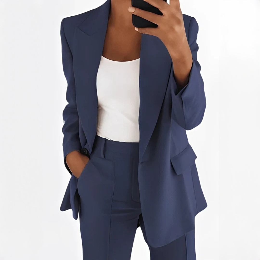 Muriel - Ensemble tailleur-pantalon élégant et raffiné