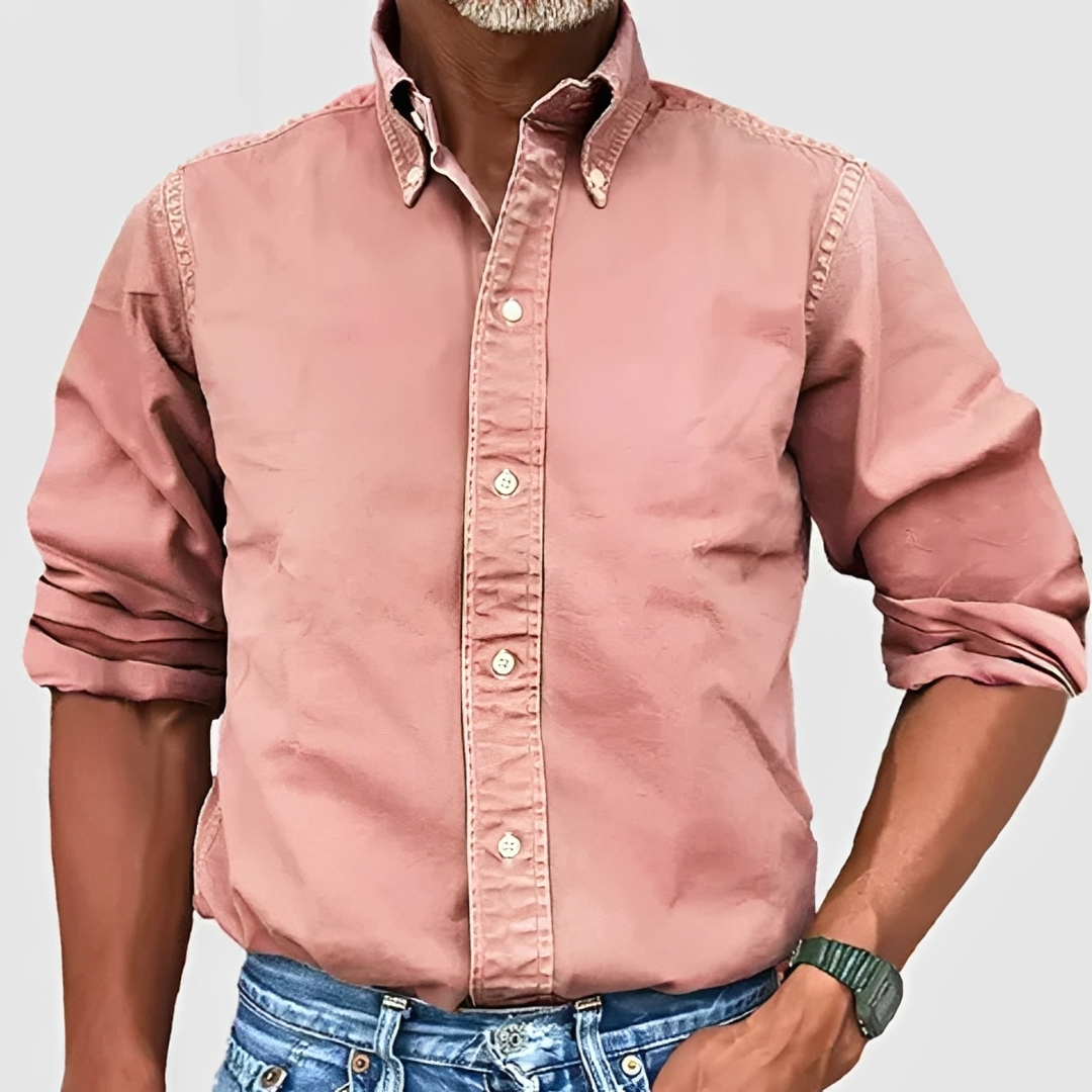 Edmond - Chemise classique à manches longues pour homme