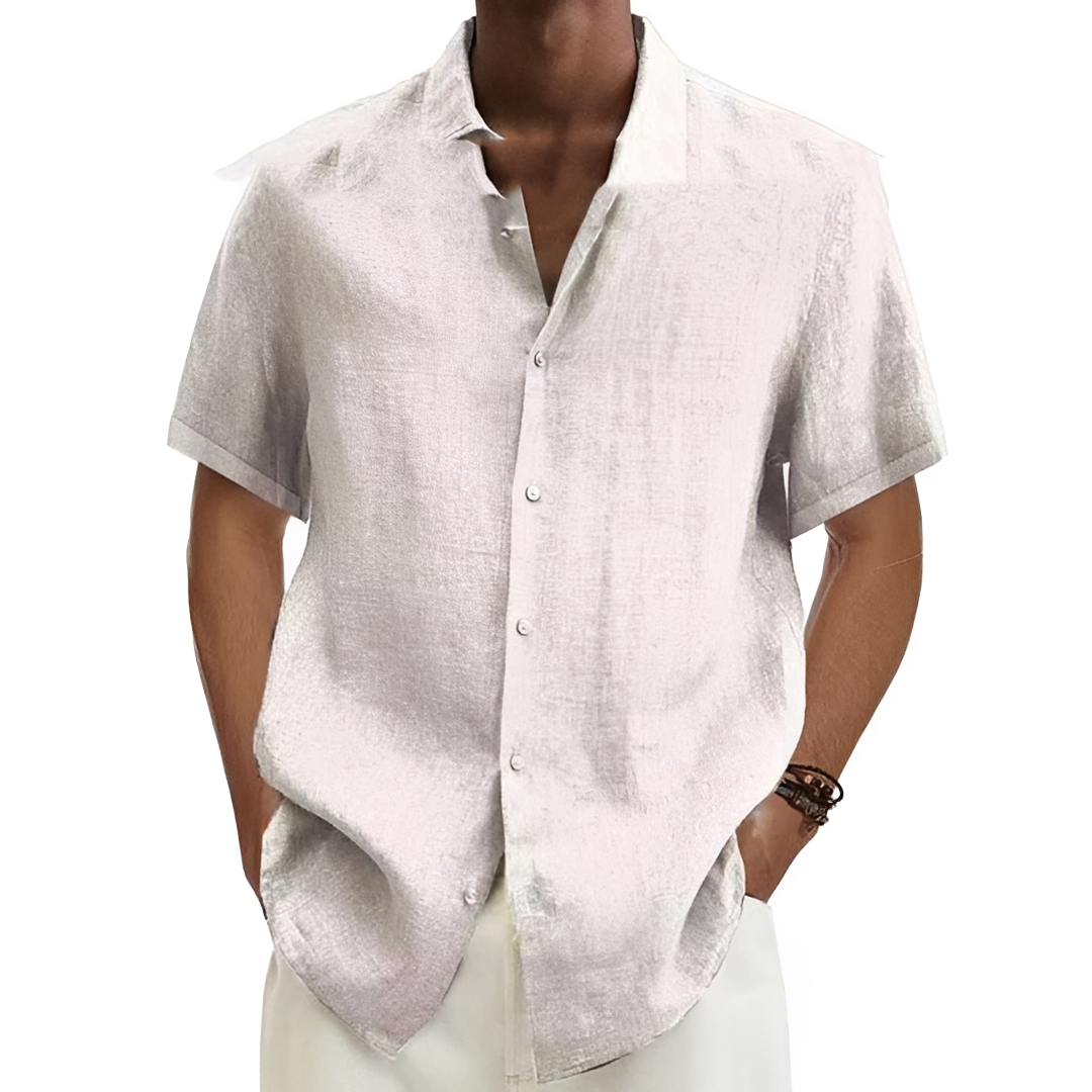Aamon - Chemise d'été aérée pour homme