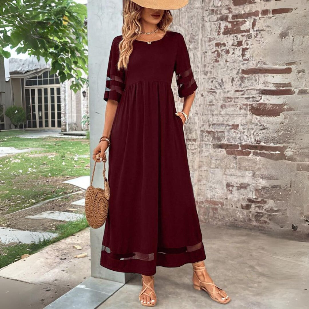 Amandine – Robe stylée avec effet masquant le ventre