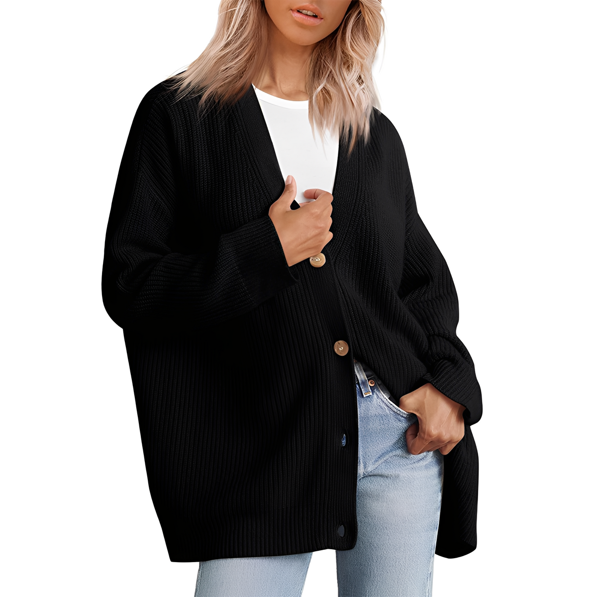 Christal - Pull chaud à coupe ample