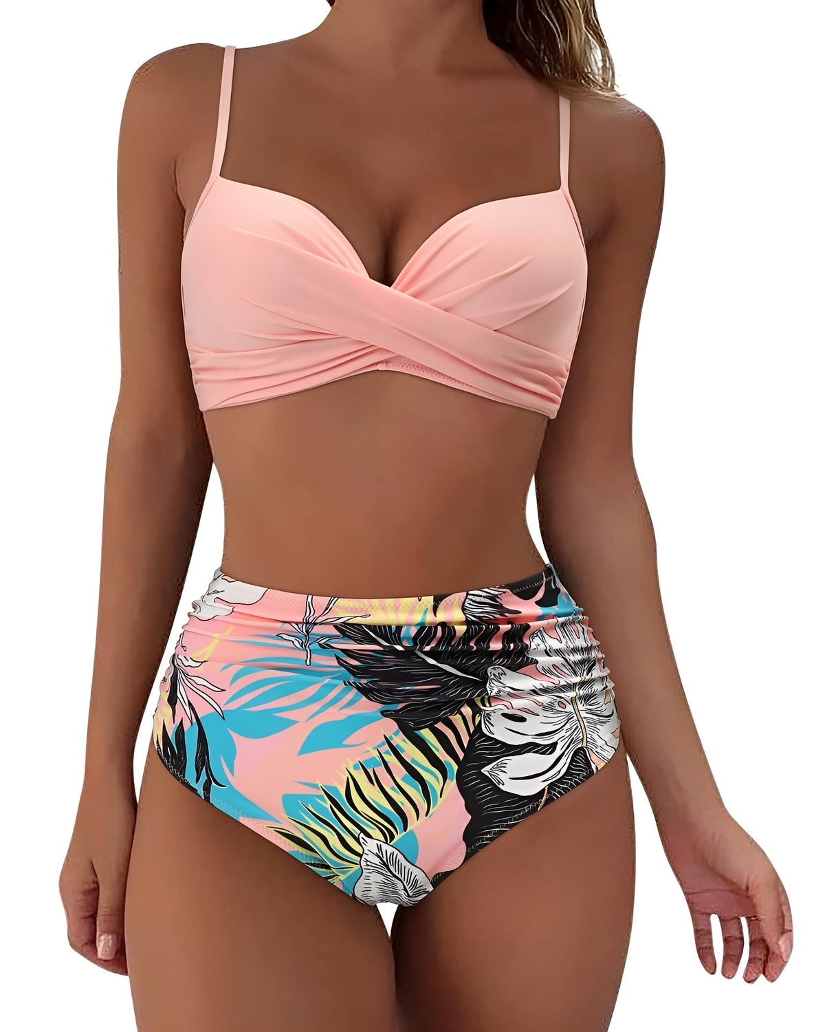 Jesse - Ensemble de bikini chic à taille haute pour femmes