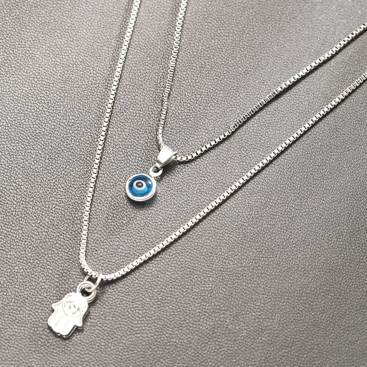Sahar – Collier à deux rangées de mal de l'œil