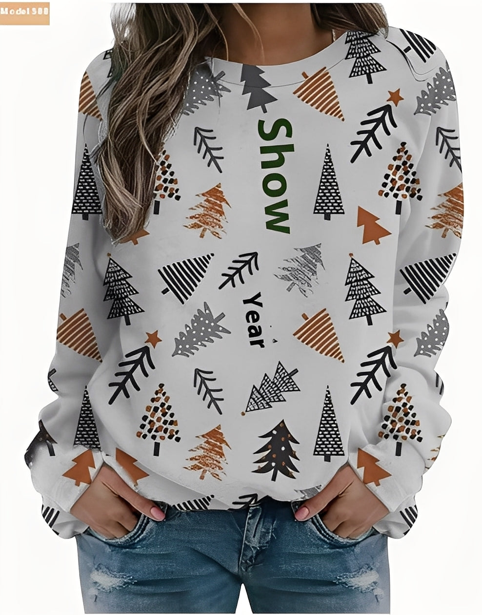 Quinty - Tricot de Noël pour femme