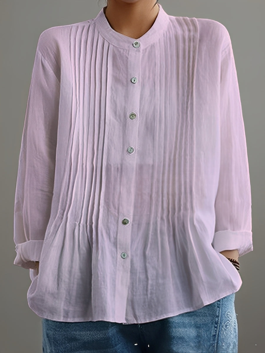 Tiphanie - T-shirt chic à manches longues pour femmes