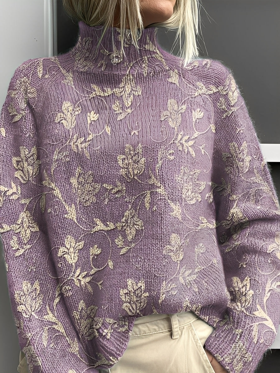 Amy - Pull à col roulé élégant pour femmes