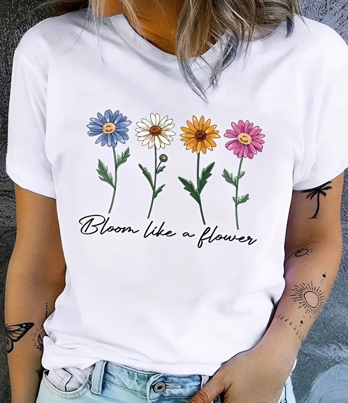 Julia - T-shirt stylé avec imprimé pour femmes