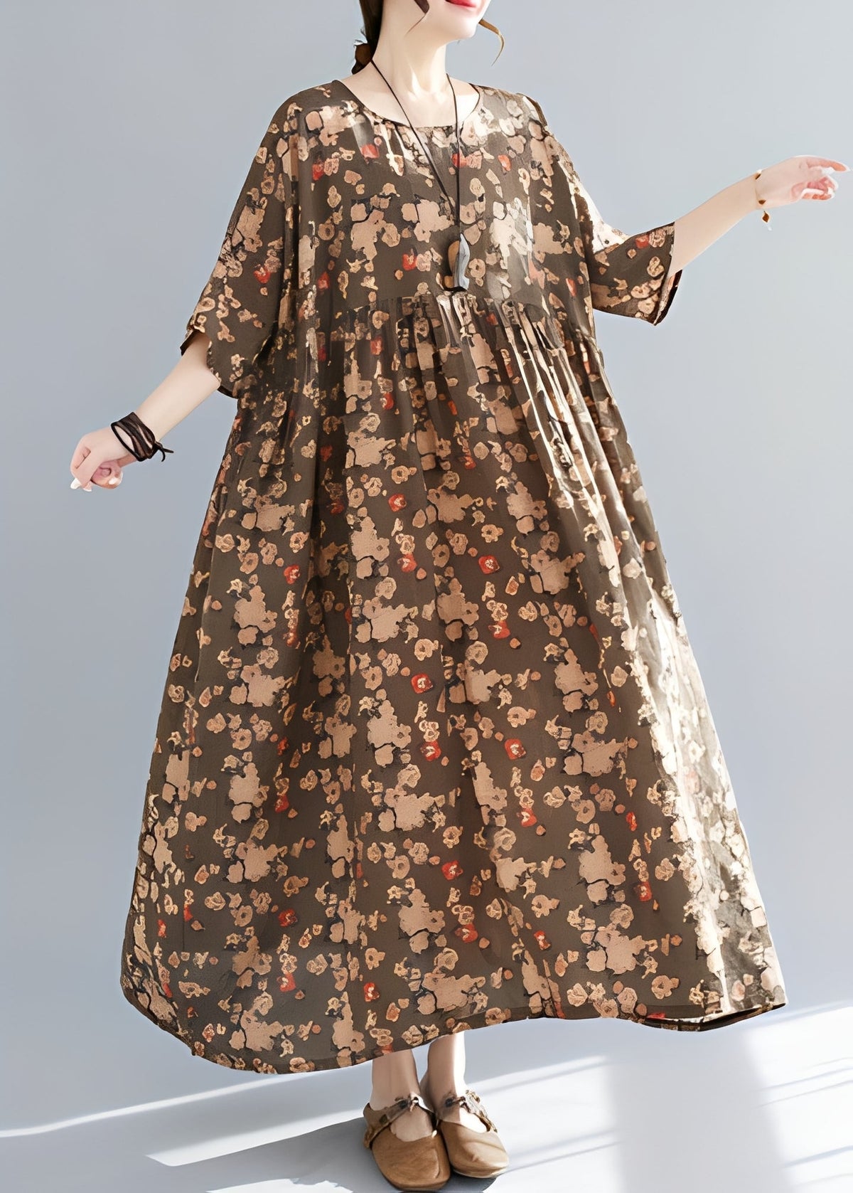 Mariam - Robe chic et ample avec ourlet large pour femmes