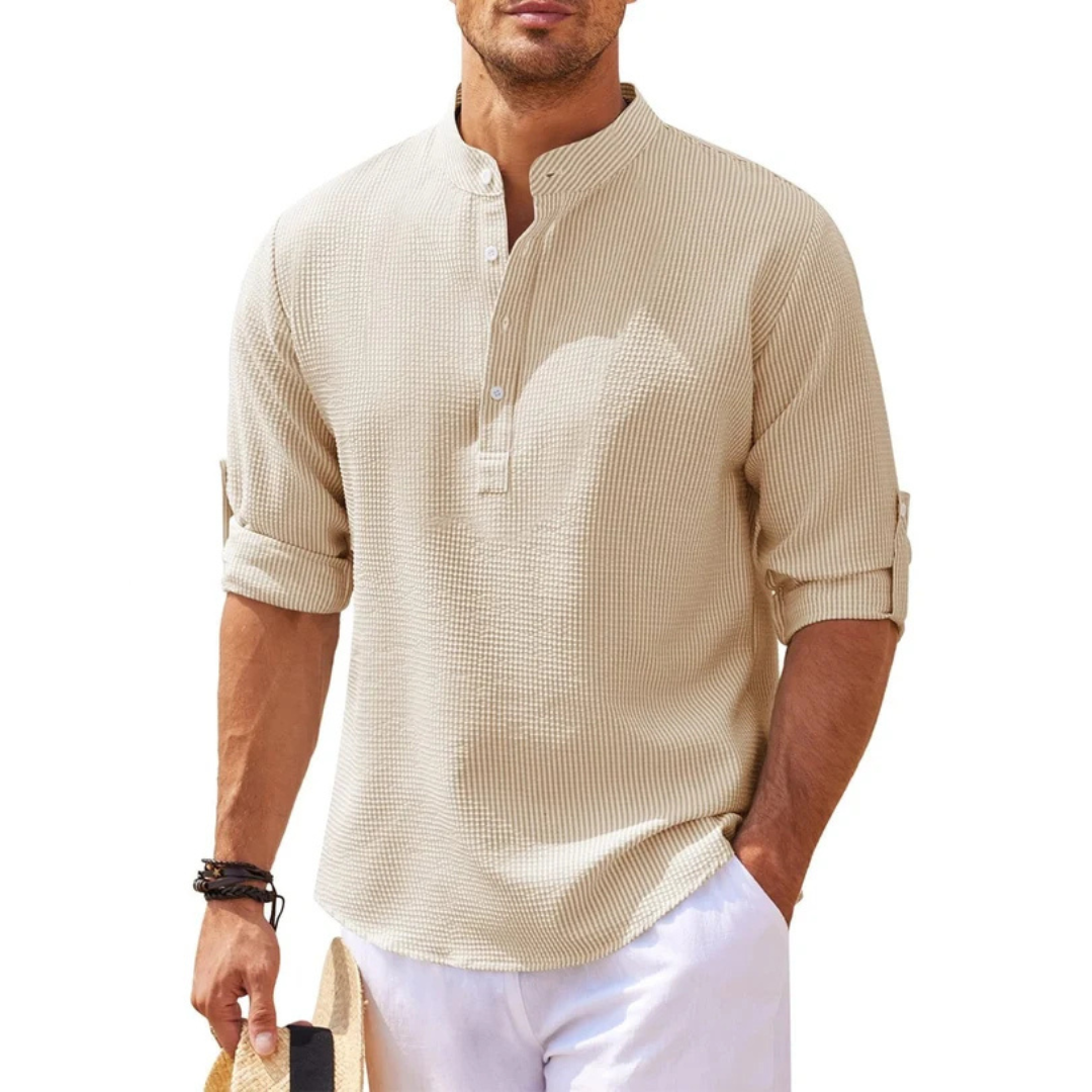Cormac - Chemise tendance avec demi-patte de boutonnage