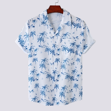 Ronan - Chemise homme chic avec motif hawaïen