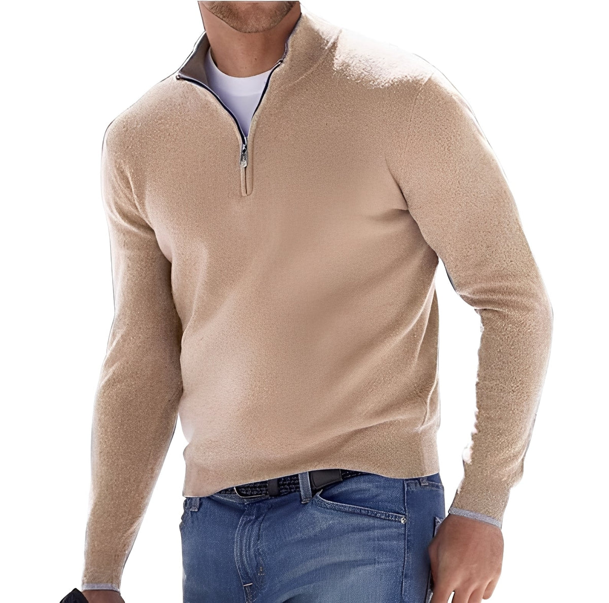 Eliott - Pull avec fermeture éclair pour hommes