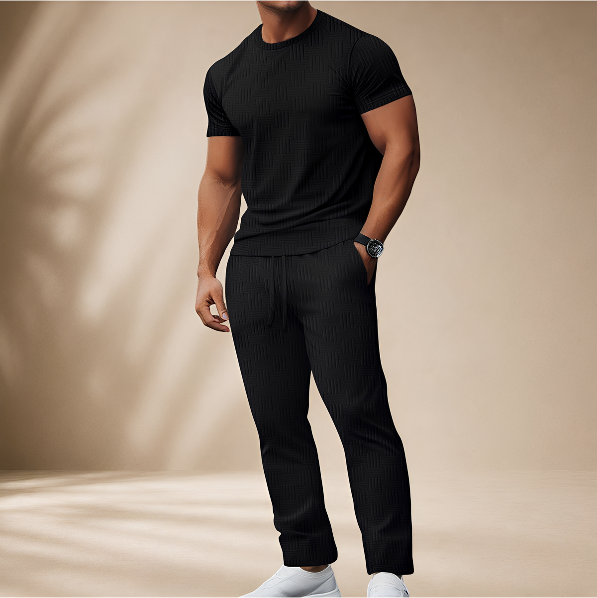Thomas - Ensemble T-shirt et Pantalon Élégant