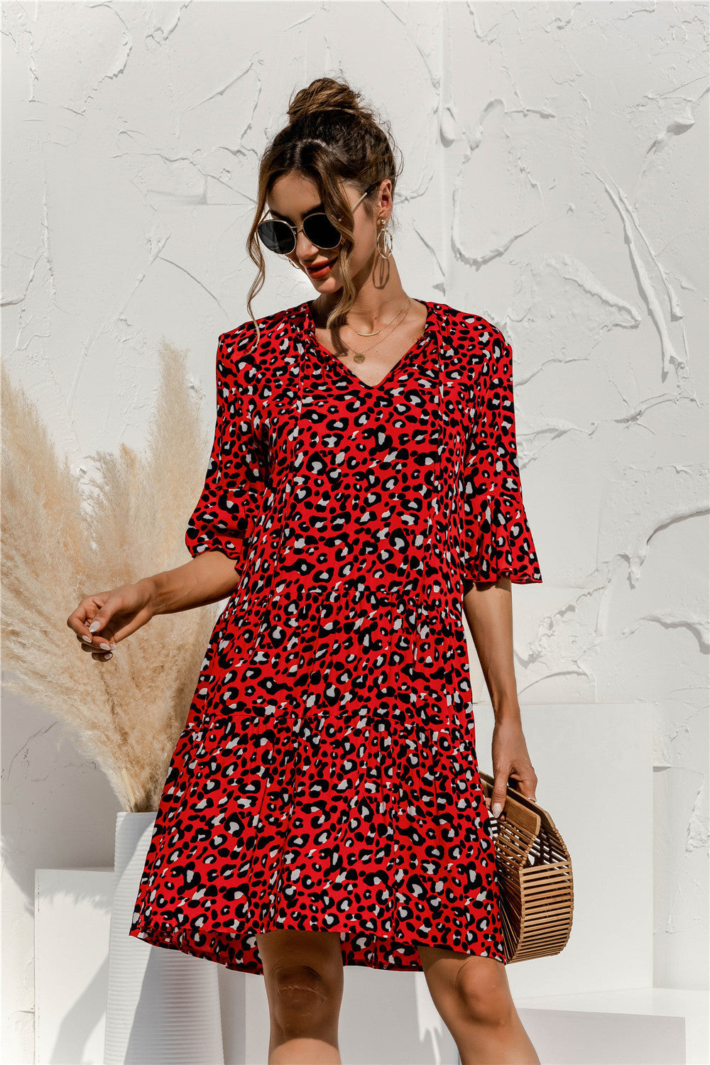 Liza - Robe chic à manches évasées pour femmes
