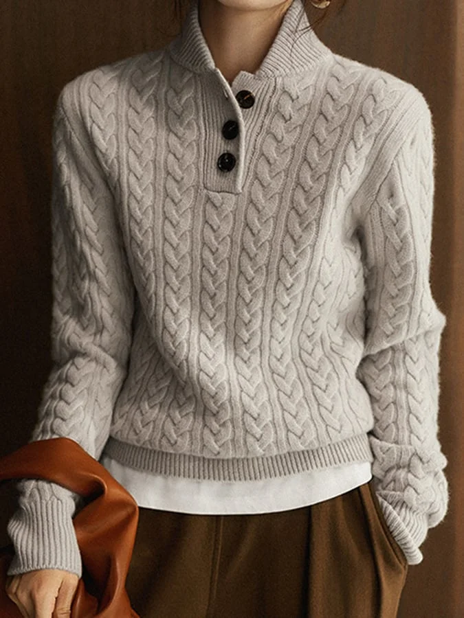 Alice - Magnifique Pull Col Roulé