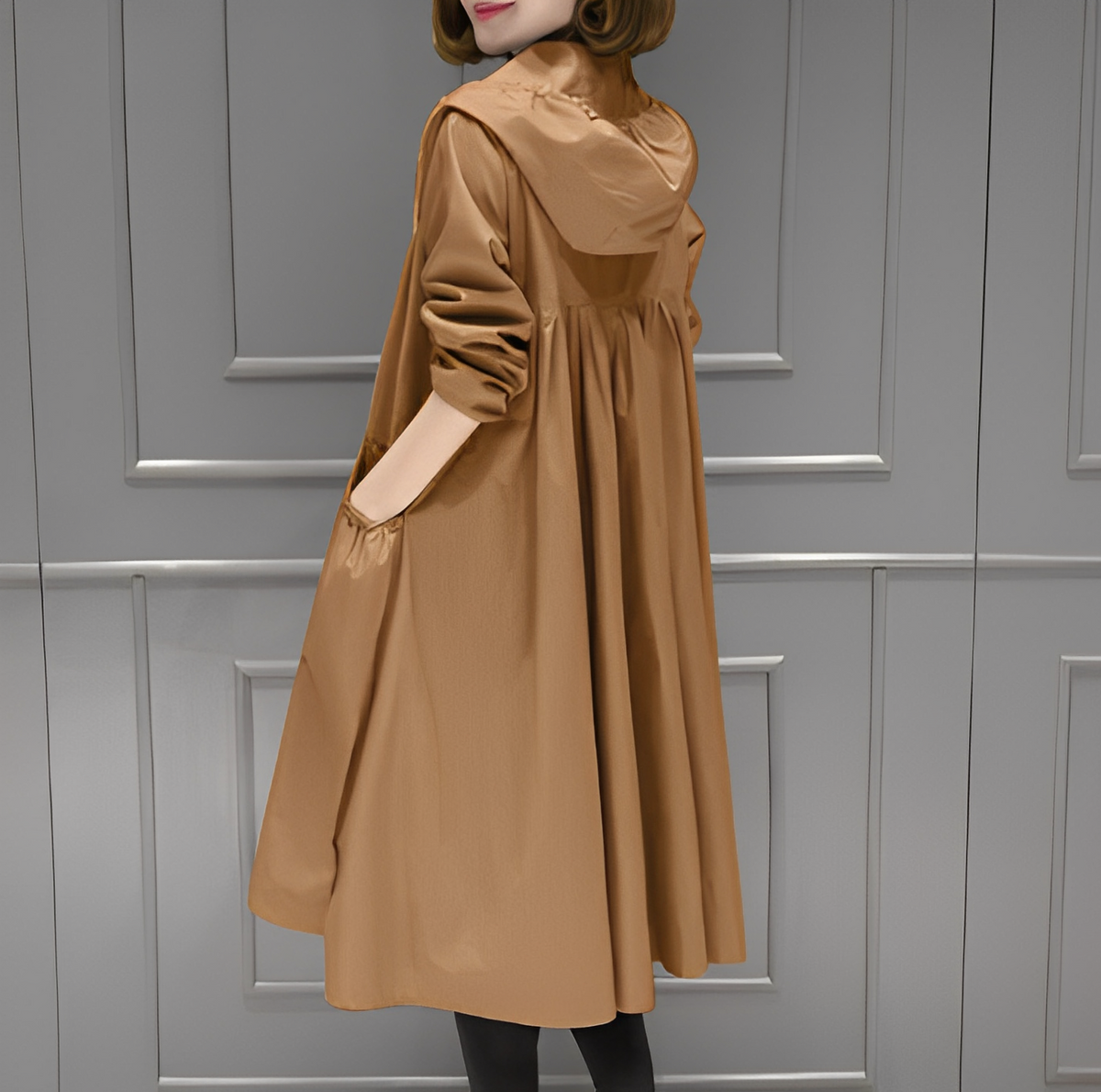 Margarette - Manteau de pluie élégant avec capuche pour femmes