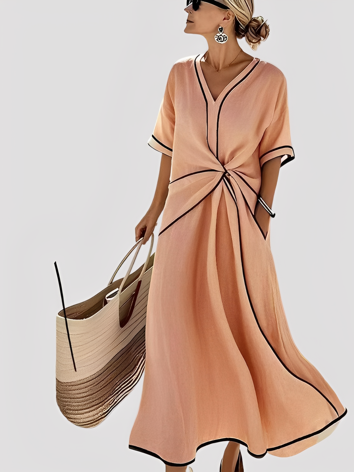 Mabel - Robe maxi chic et ample pour femmes