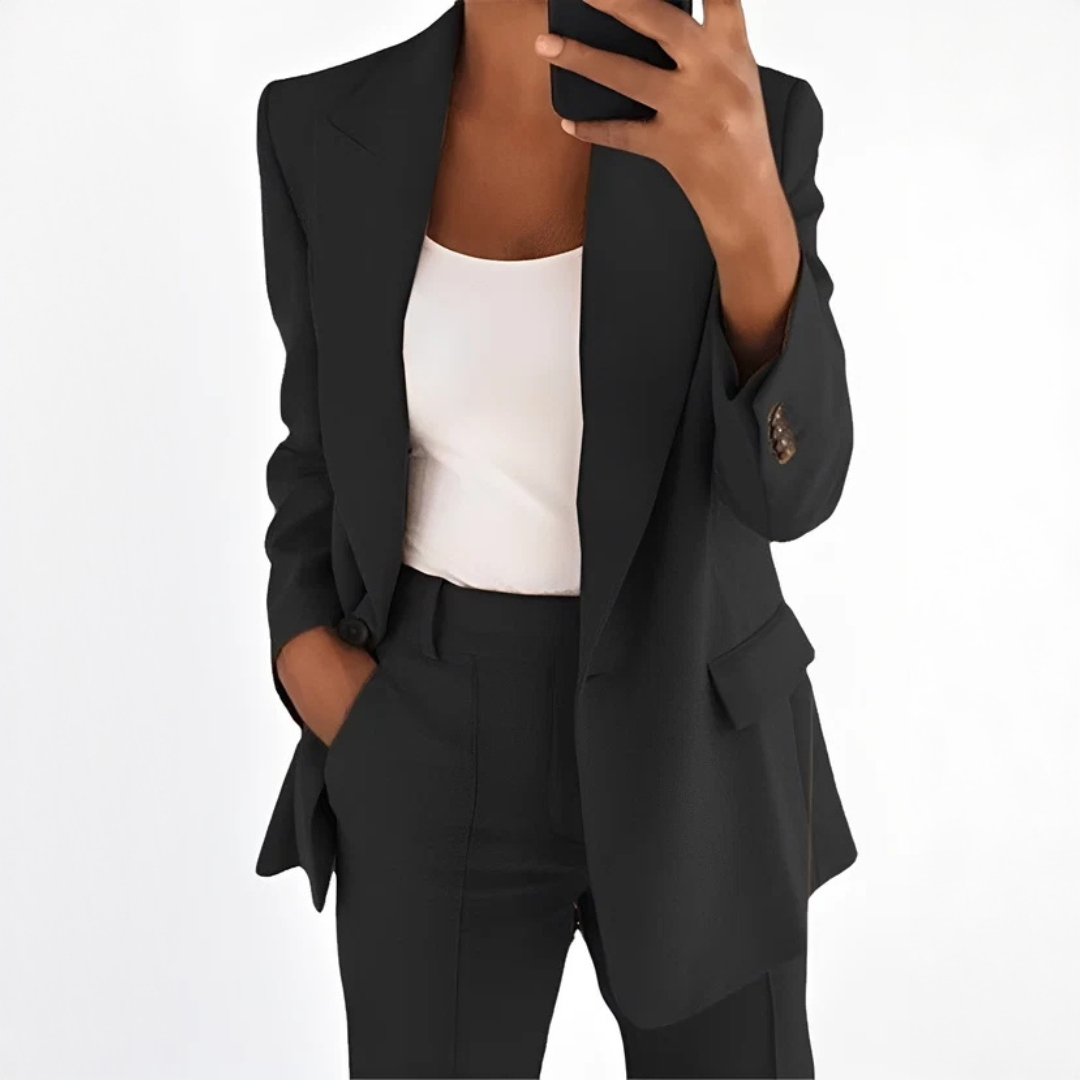 Muriel - Ensemble tailleur-pantalon élégant et raffiné