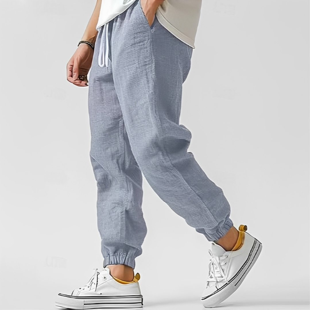 Robin - Un pantalon d'été chic et adaptable pour homme