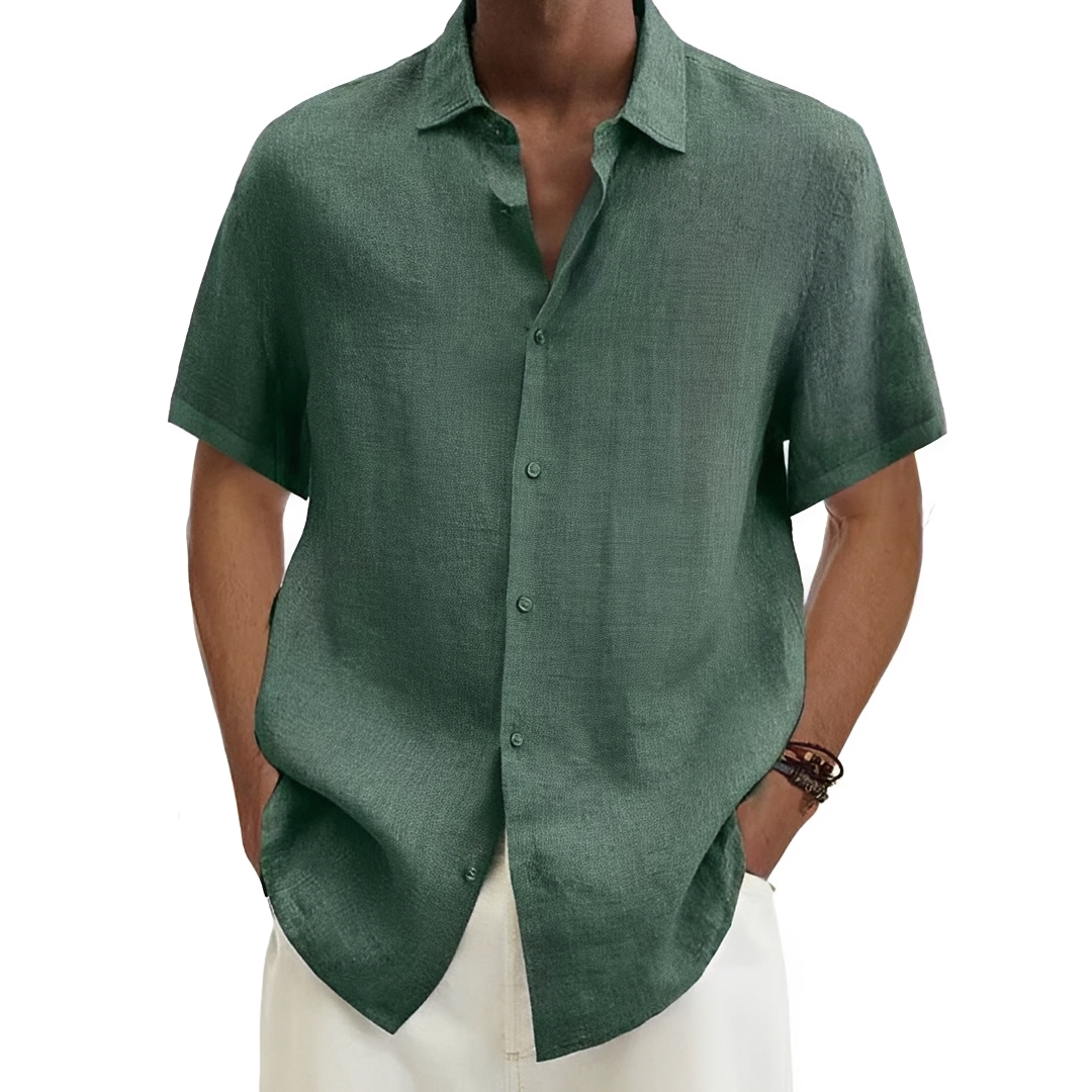 Aamon - Chemise d'été aérée pour homme