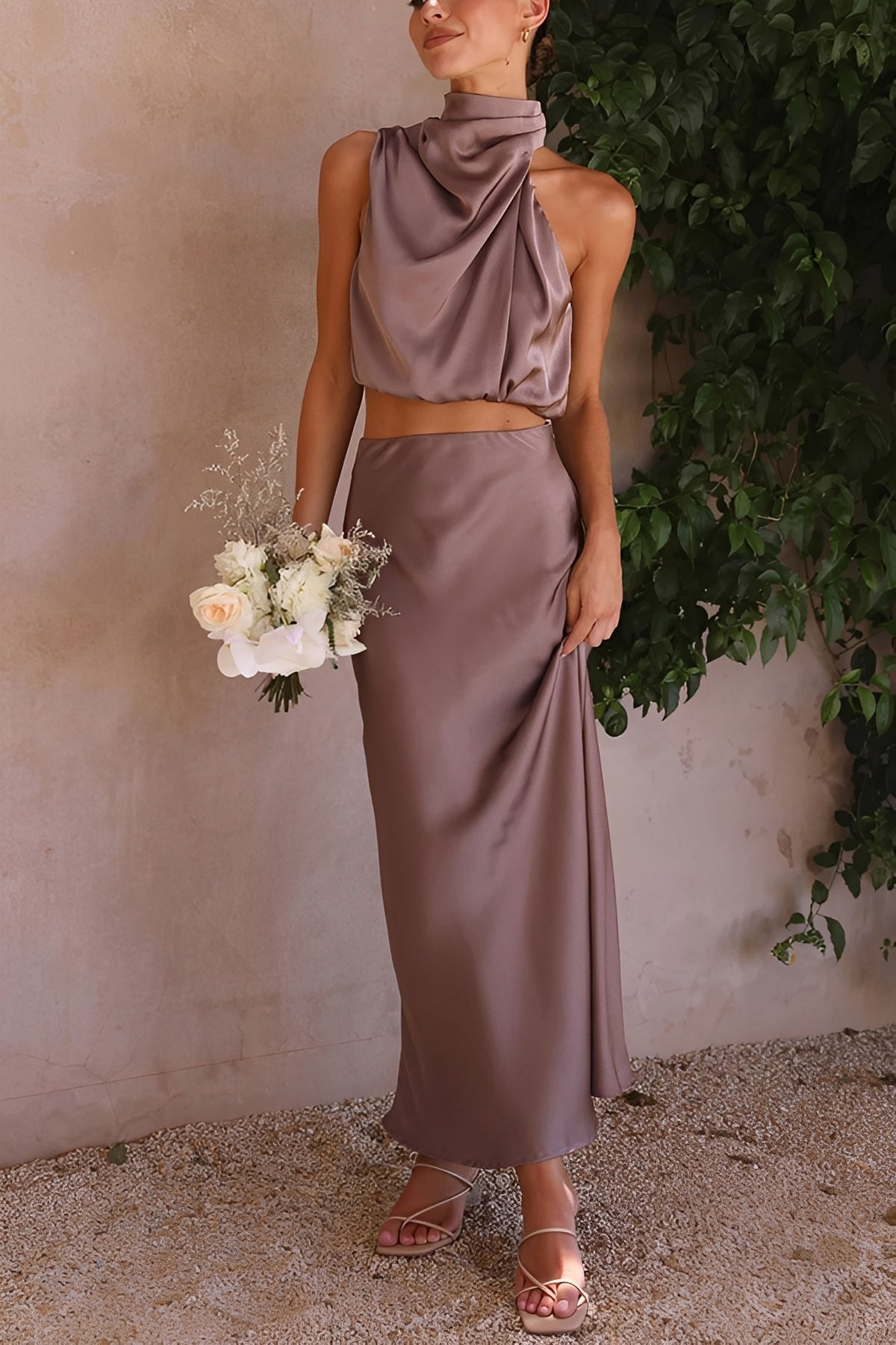 Yasmin - Ensemble dos nu deux pièces chic pour femmes