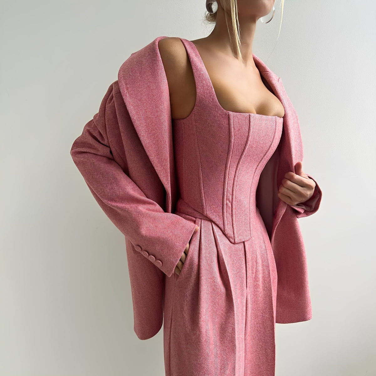 Madeline - Ensemble de blazer trois pièces chic pour femmes