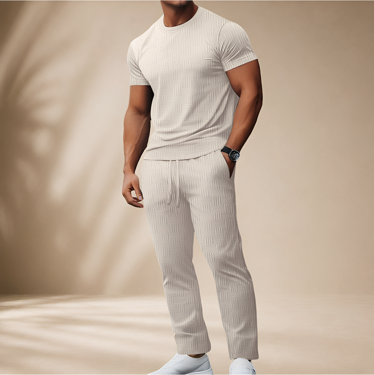 Thomas - Ensemble T-shirt et Pantalon Élégant