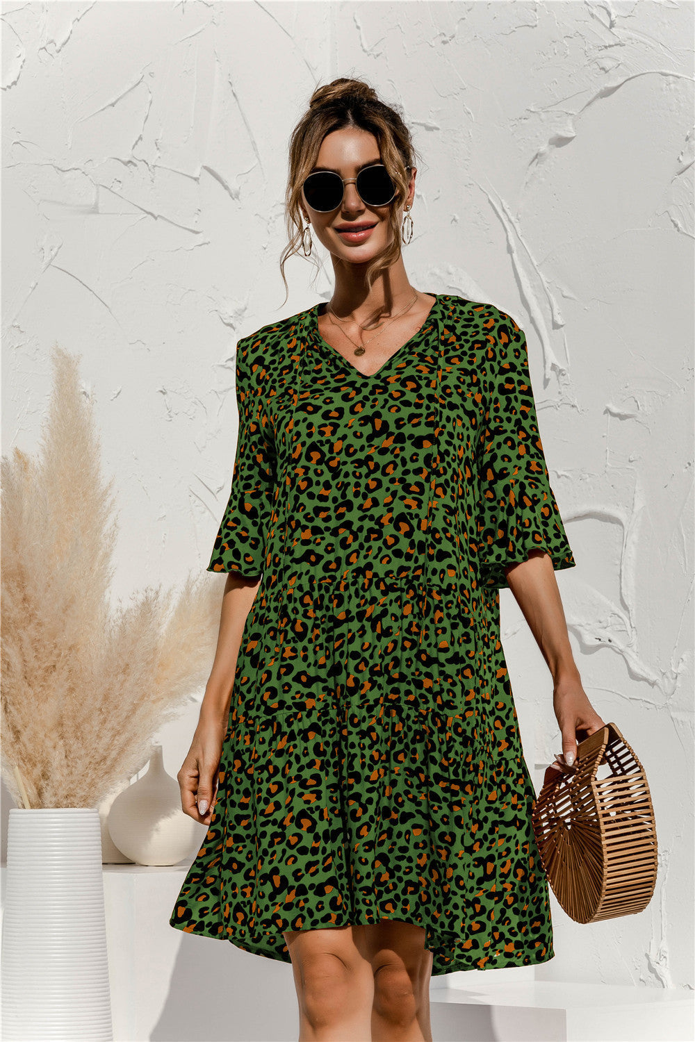 Liza - Robe chic à manches évasées pour femmes