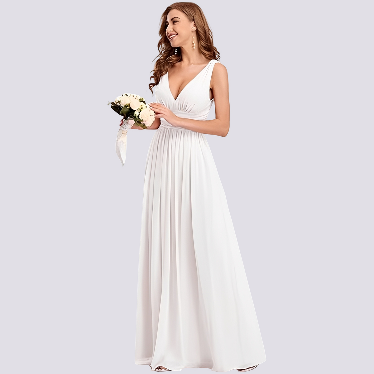 Maddie - Robe de soirée chic sans manches pour femmes
