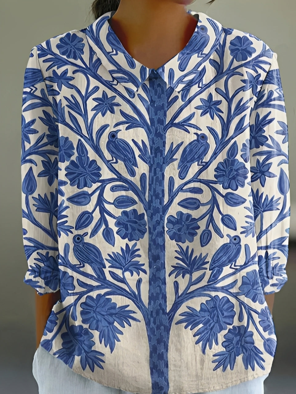 Alfie - Chemise ample décorée élégante pour femmes