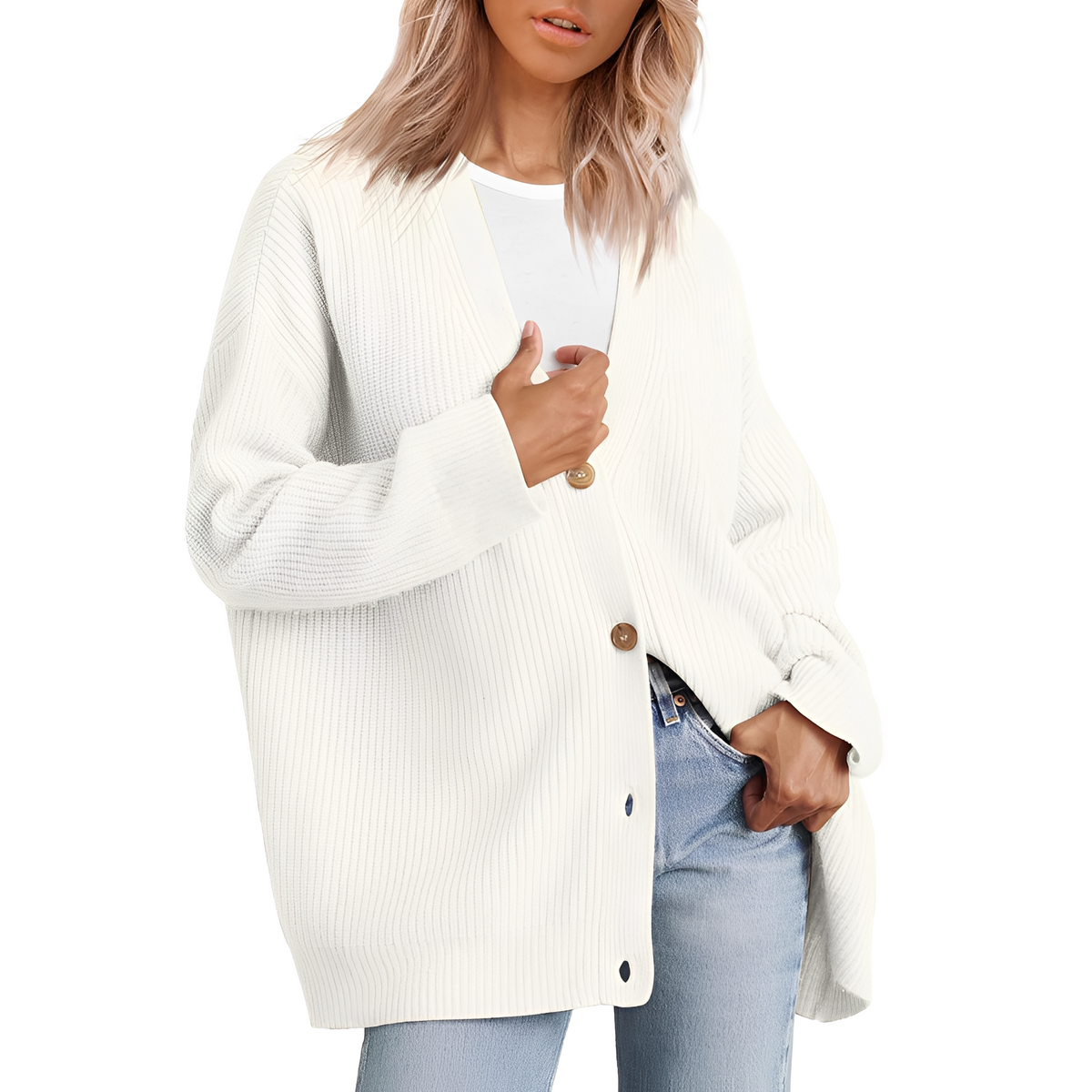 Christal - Pull chaud à coupe ample