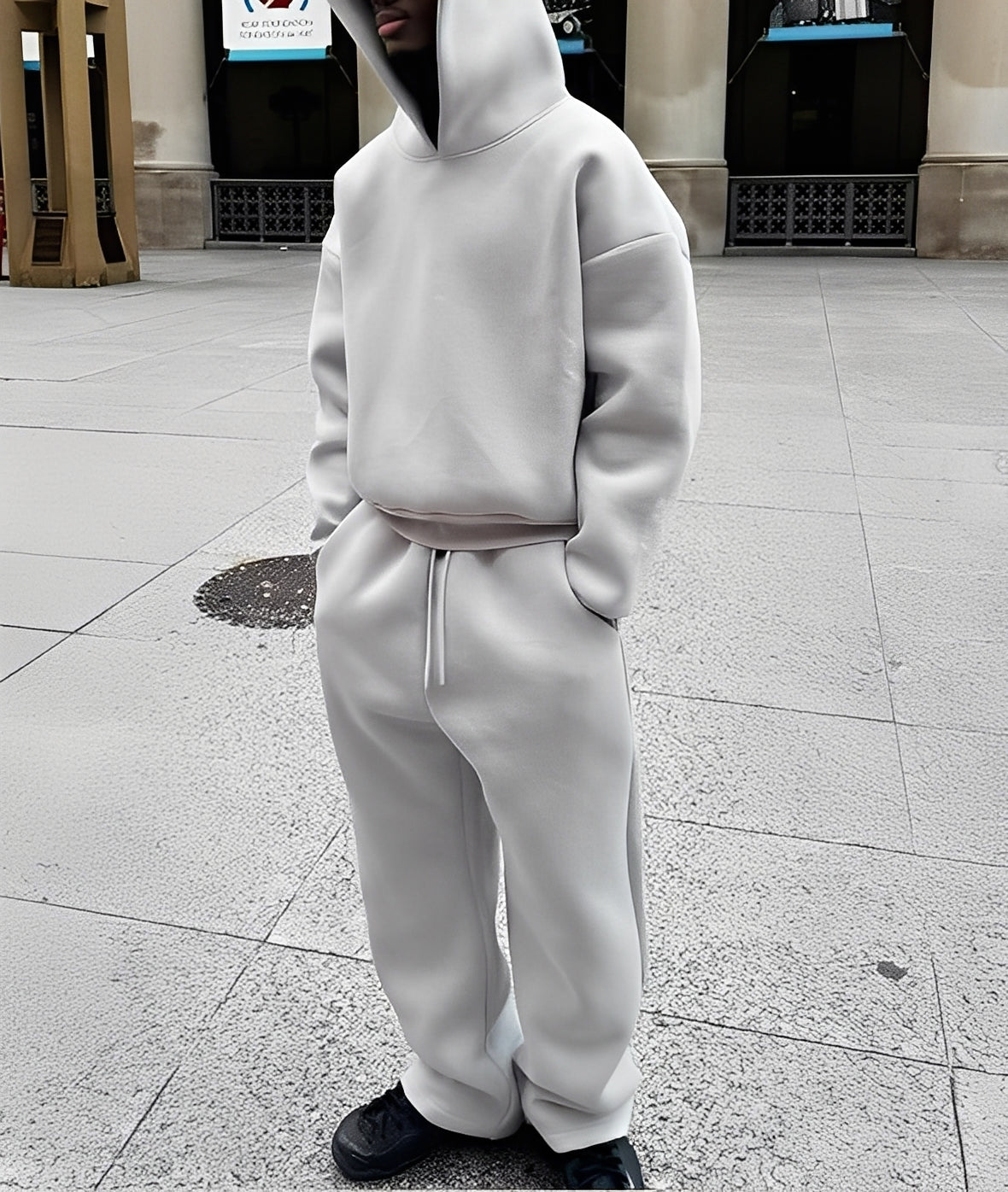 Marco - Ensemble de hoodie oversize décontracté pour hommes