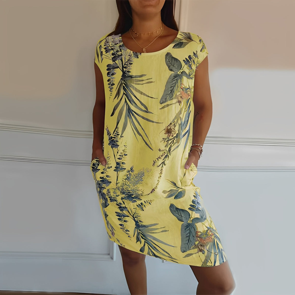 Katherine - Robe large imprimée pour femmes